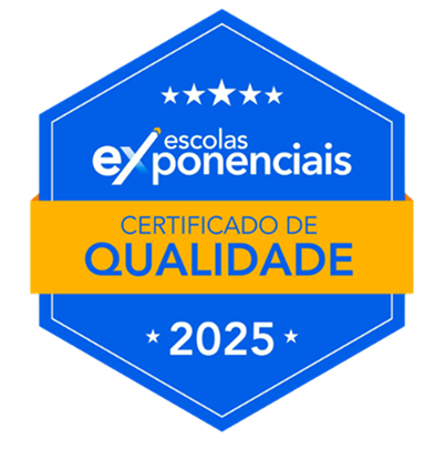 Certificado de Qualidade Escolas Exponenciais 2025